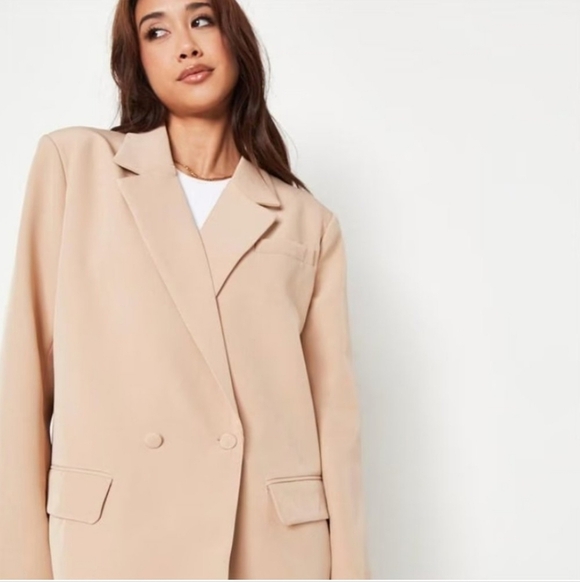 Missguided Tall Double Breasted Blazer - Picture 3 of 11